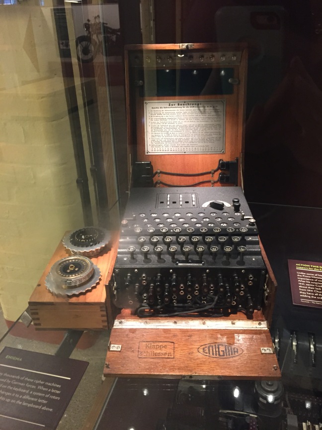 Enigma Machine at Bletchley Park (via K. Emmons)