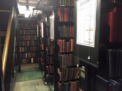 London Library shelving units (via K. Emmons)